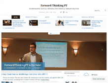 Tablet Screenshot of forwardthinkingpt.com